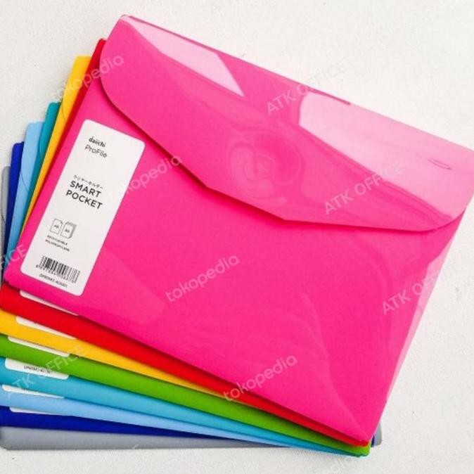 

Sale Smart Pocket Daiichi A5 Sepak (12Pcs) Model Rekat / Map Plastik A5