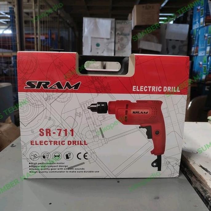 Diskon (1) ALAT BOR LISTRIK 10MM KOPER MESIN BOR TANGAN KECIL LENGKAP SET MURAH sumbermte Ayo Beli