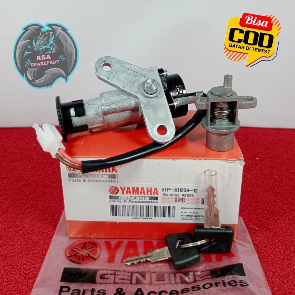 Promo Kunci Kontak + Kunci Jok 5Tp Asli Original Motor Yamaha Jupiter Lama , Jupiter Z Lama ,  Jupit