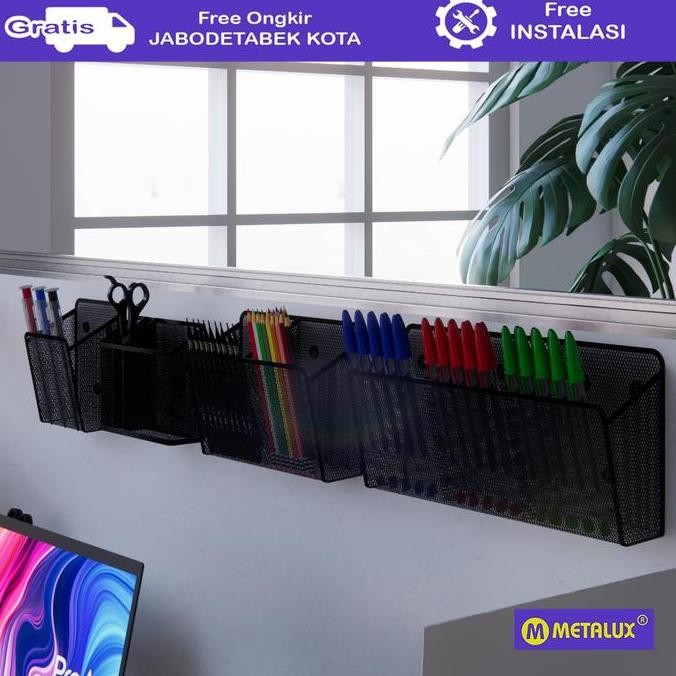

Sale Metalux Gion - Tempat Alat Tulis Magnetik | Magnetic Office Desk Organizer | Magnetic Pen Holder