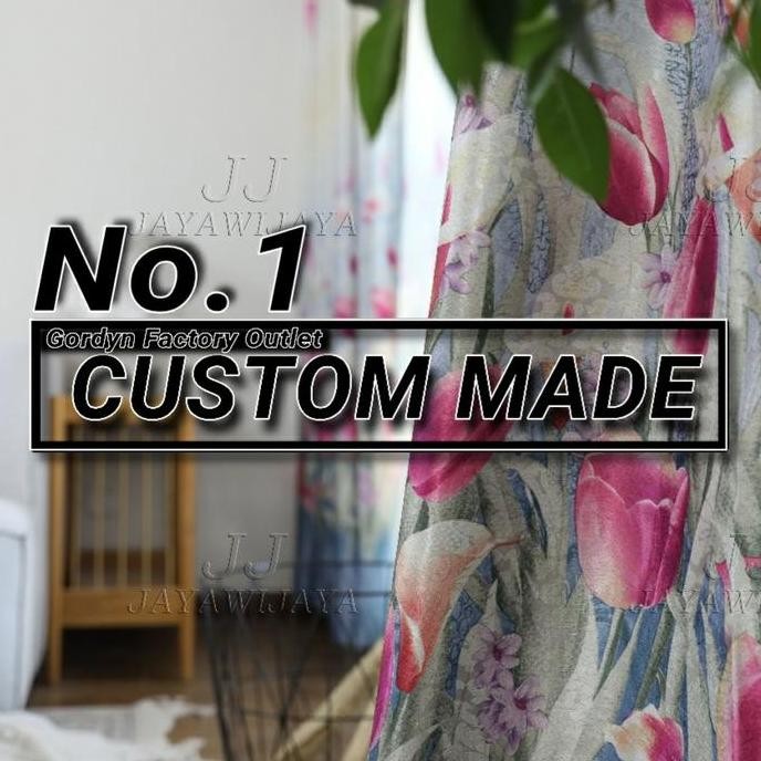 Custom 1 Gorden Minimalis Elegan/Tirai Jendela