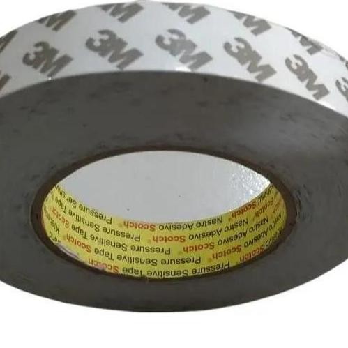 promo double tape 3m 9075i tissue 20mm x 50m perekat tipis hitam original