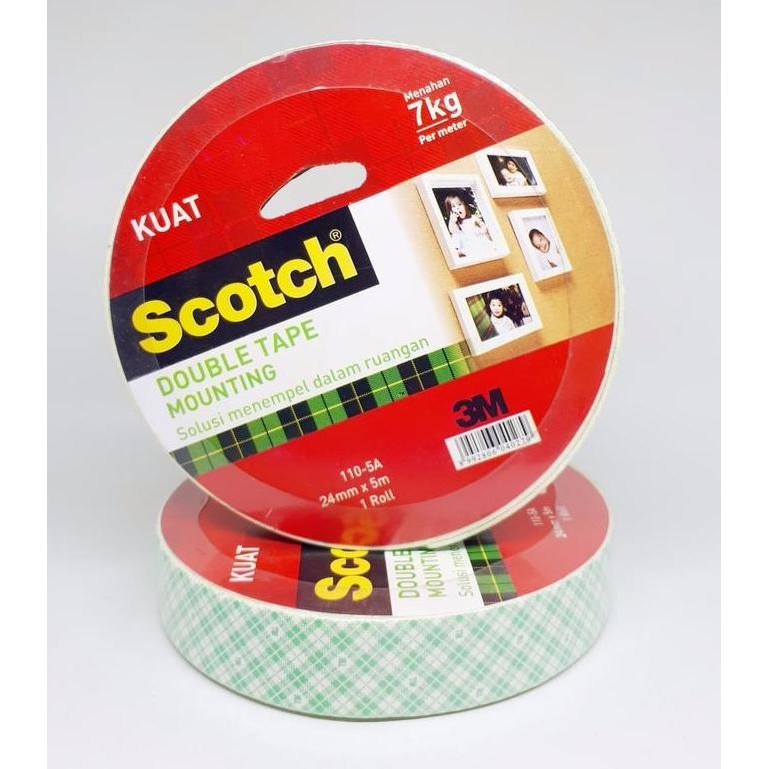promo double tape 3m busa foam perekat kuat lem tebal serbaguna