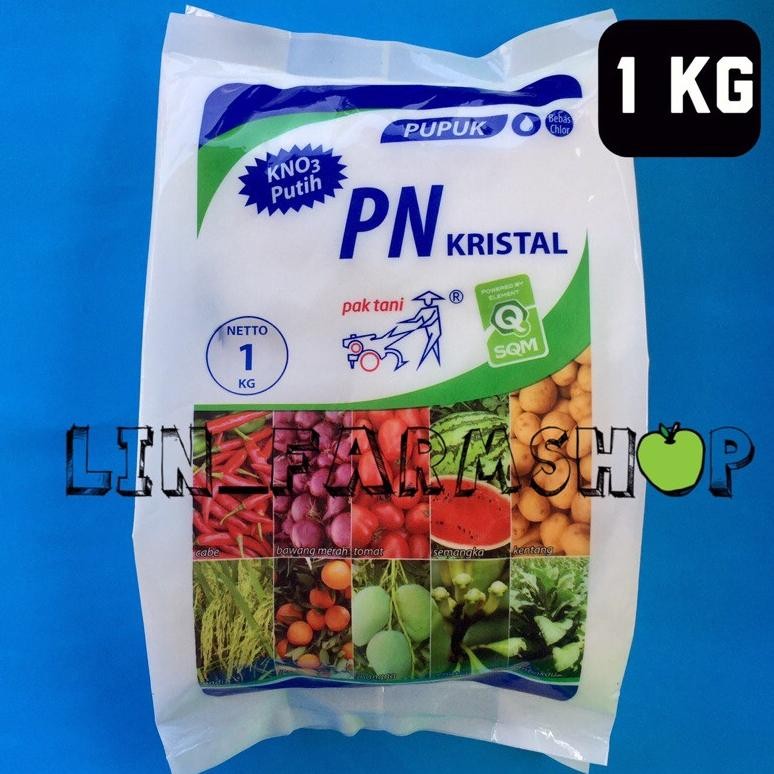 PUPUK KALIUM NITRAT KRISTAL KNO3 PUTIH 1 KG