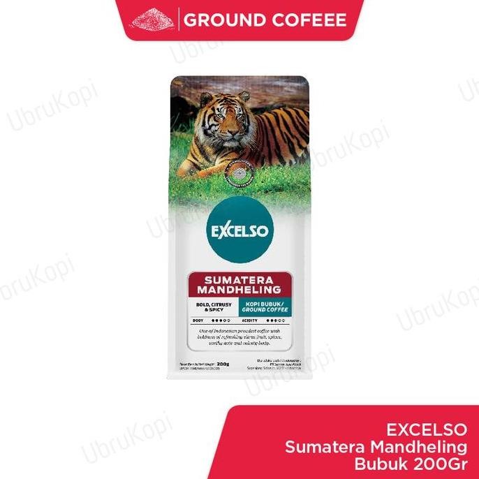 

original excelso kopi bubuk mandheling 200gr | sumatera arabika coffee