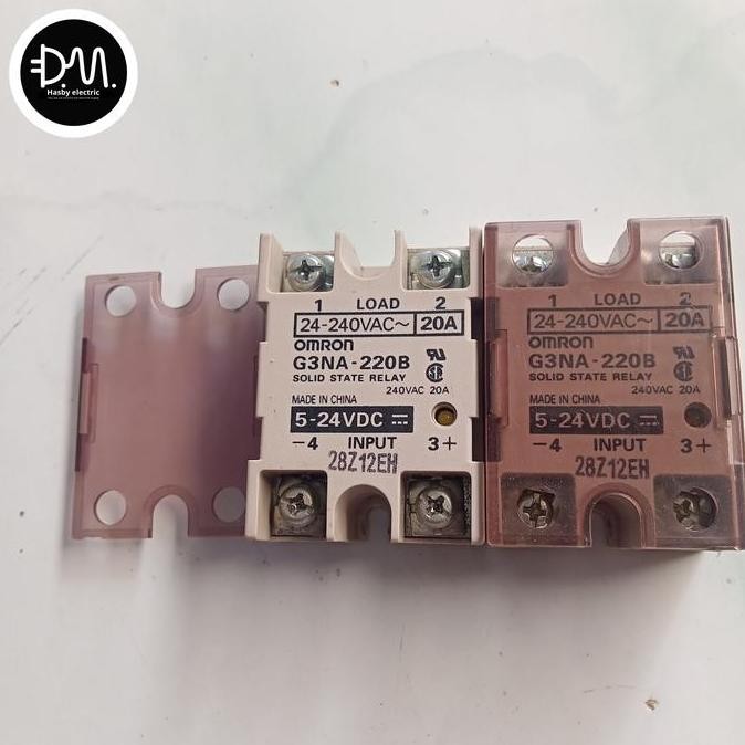 Omron G3NA-220B Solid State Relay SSR 5-24VDC 20A Amp 24-240VAC