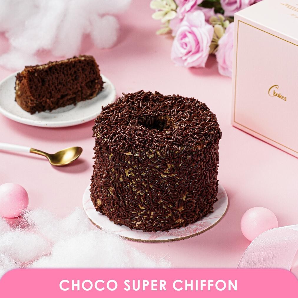 

Promoo!! C BAKES Kue Bolu Coklat Meses Choco Super Chiffon Cake Kue Sifon Cokelat Coklat 10cm HALAL