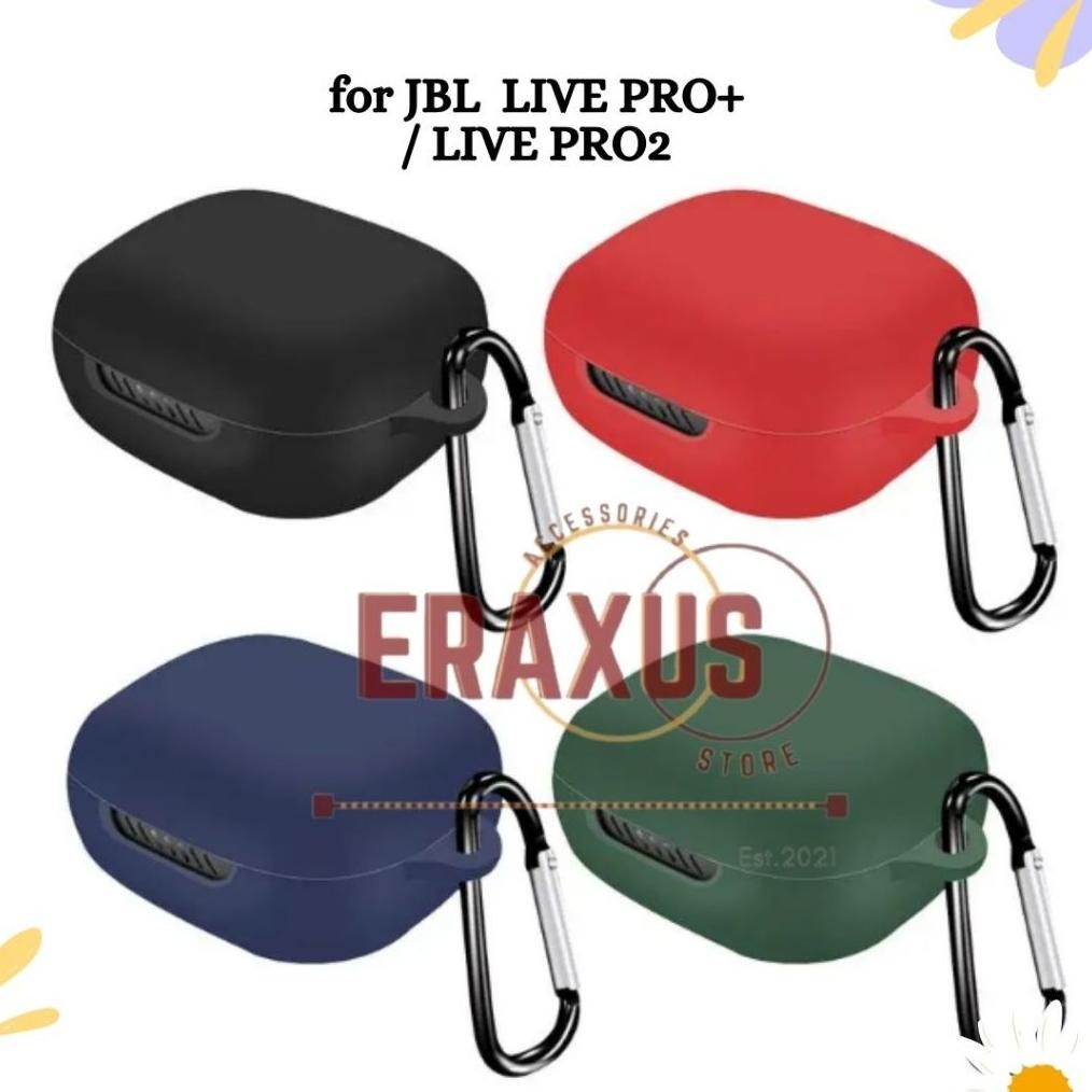 [PROMO KEMBAR] [Eraxus] Case JBL Live Pro 2 / JBL Live Pro Plus Pelindung Earphone Premium Soft Sili