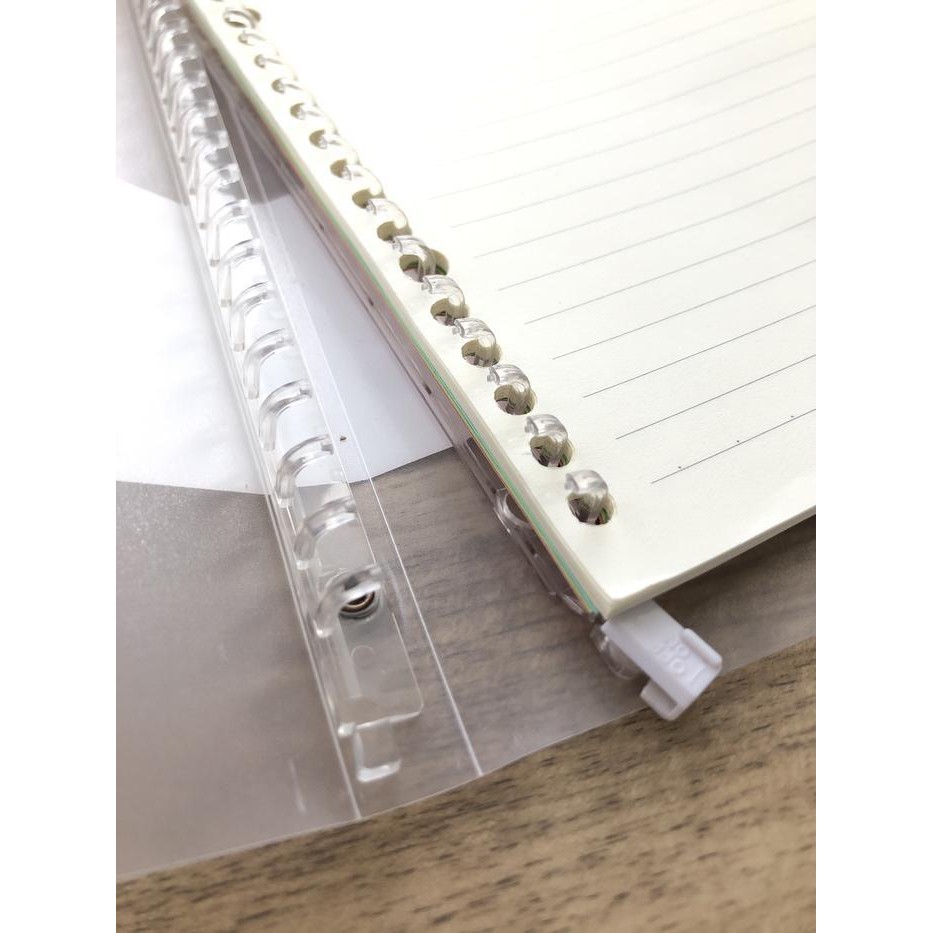 

Sp Binder Transparan Slim Smart Ring File Binder A5 B5