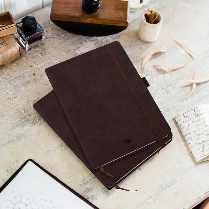 

Buku Catatan Taff Harian Notebook Cover Premium With Pen Holder A5