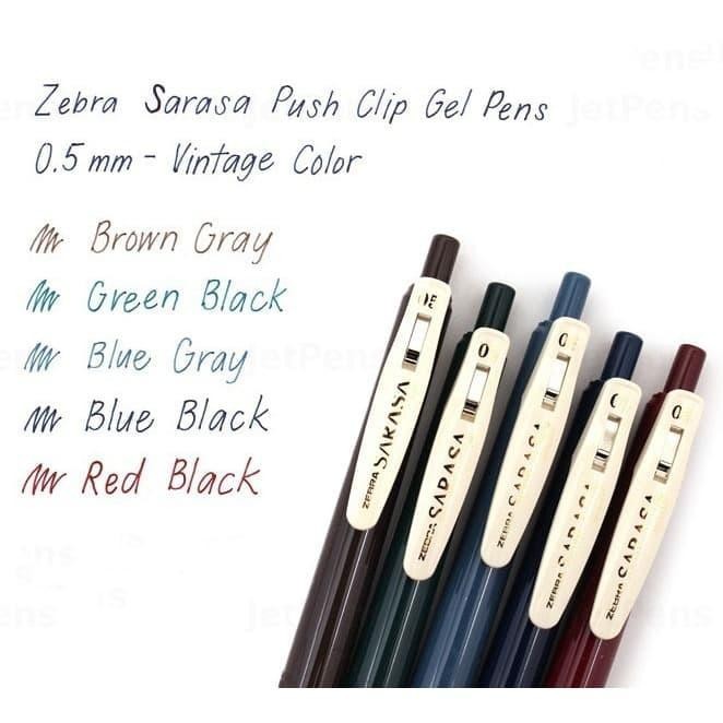 

Sp Zebra Sarasa Clip Gel Pen Color Vintage Series 0.5Mm Murah Berkualitas