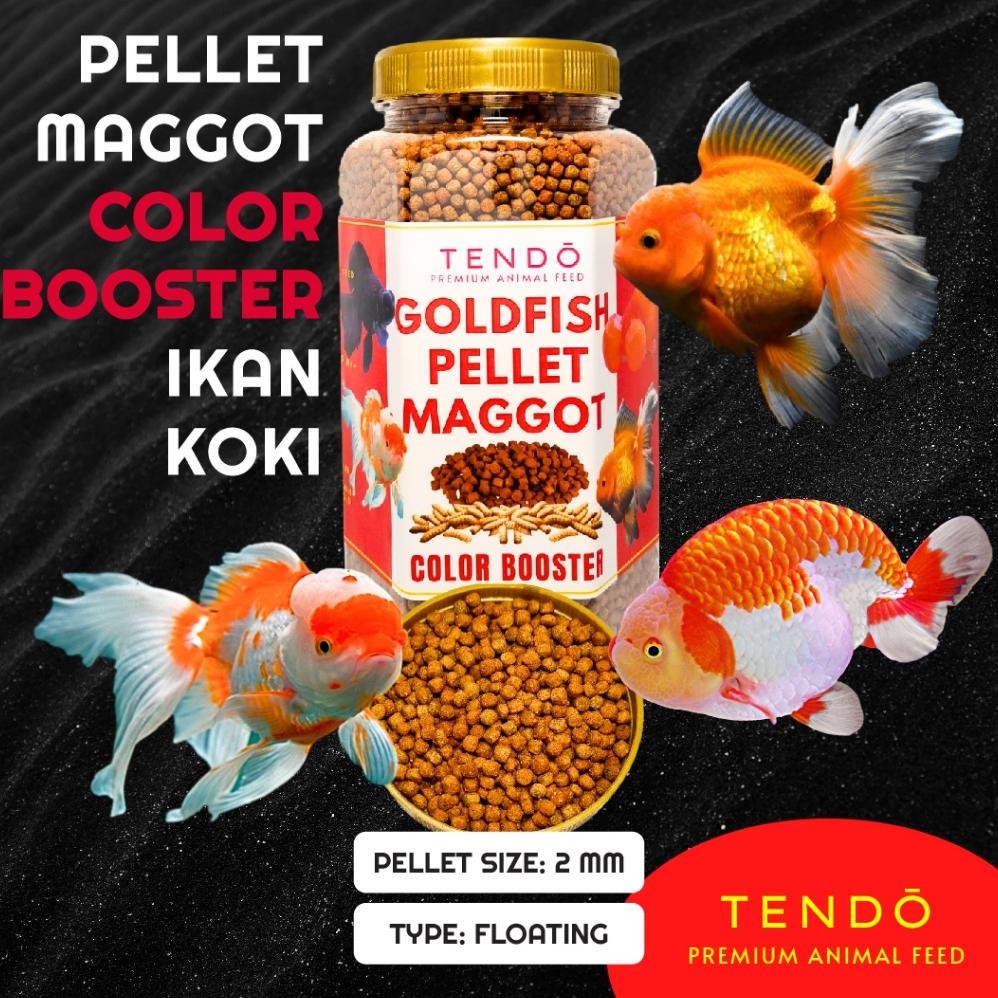 Flash Sale Pelet Ikan Koki Floating Color Booster High Protein Maggot Pakan Ikan Mas Koki 280gr