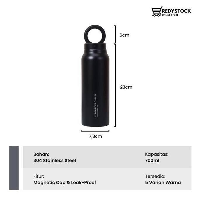 Northsider Tumbler Kopi Teh Botol Minum Coffee Tea Phone Holder Magnetic Magsafe Stainless Vacuum In