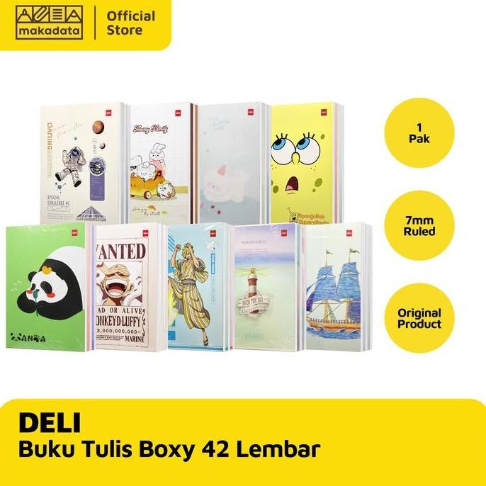 

Buku Tulis Boxy Deli B5 / 42 Lembar (1 Pack) Murah