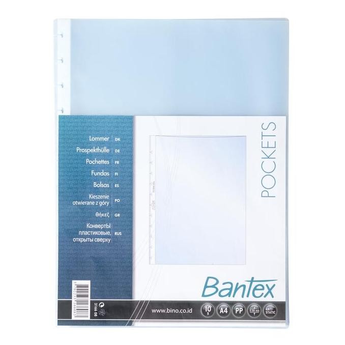 

BANTEX REFILL POCKET FOR DISPLAY BOOK 3166 A4 0.07MM