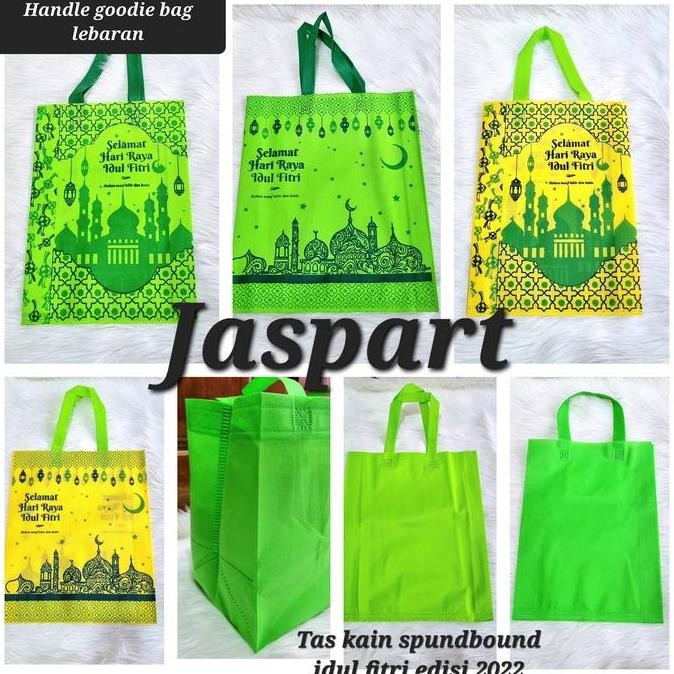 

Ready oke] TAS SPUNDBOND PARCEL GOODIE BAG IDUL FITRI UKURAN 30X40 25X35 38X45