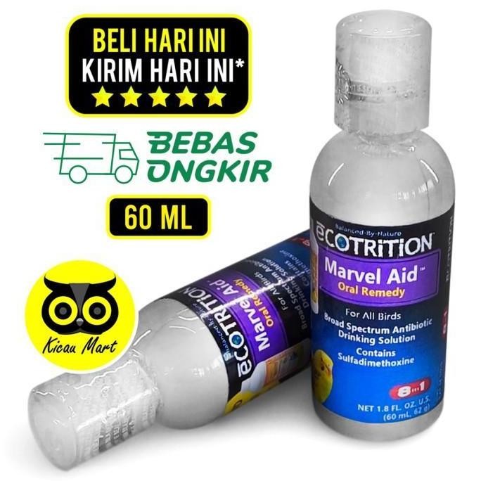 =+=+=+] Obat burung sakit Vitamin marvel aid oral remedy 60ml obat burung mabung lesu