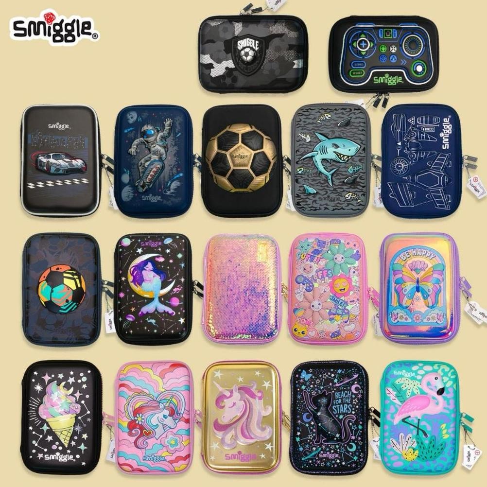 

SMIGGLE Hardtop Pencil case / Tempat Pensil Smiggle Besar Anak