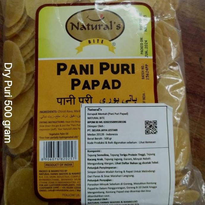 

^%^%^%^%] Dry Puri 500 gr pani puri