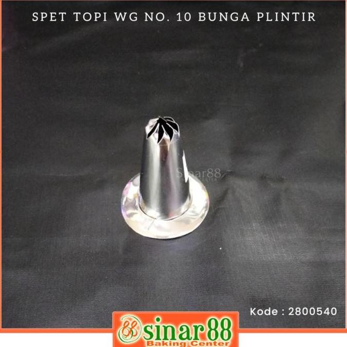 

{{{{{{] SPET TOPI WG NO. 10 BUNGA PLINTIR
