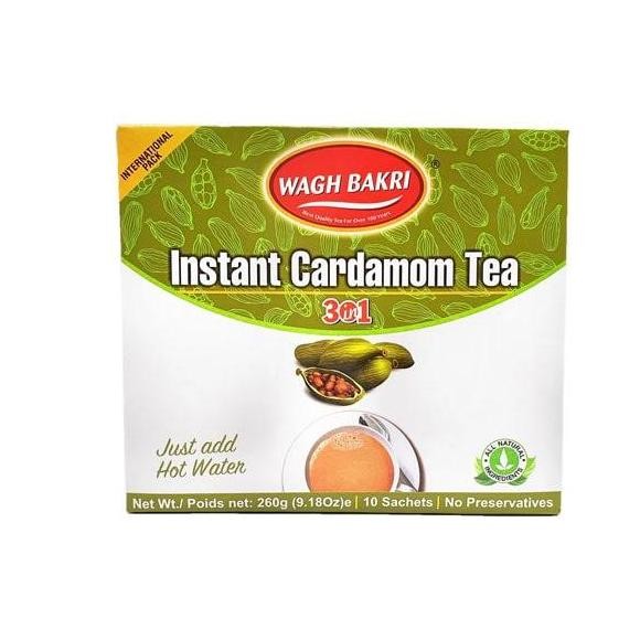 

langsung order saja] WAGH BAKRI INSTANT TEA CARDAMOM 3IN1) 260 GM