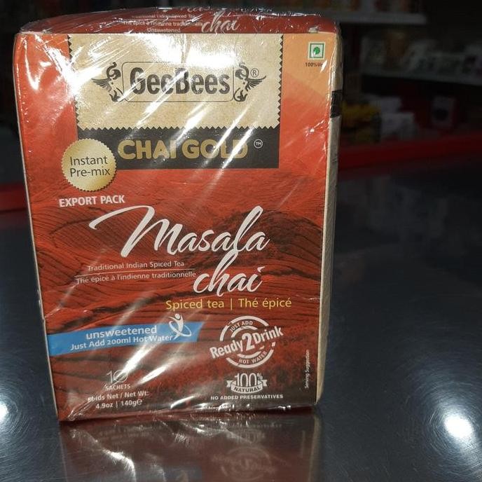 

\\\\\] geebees chai gold masala unsweetened 140 gm
