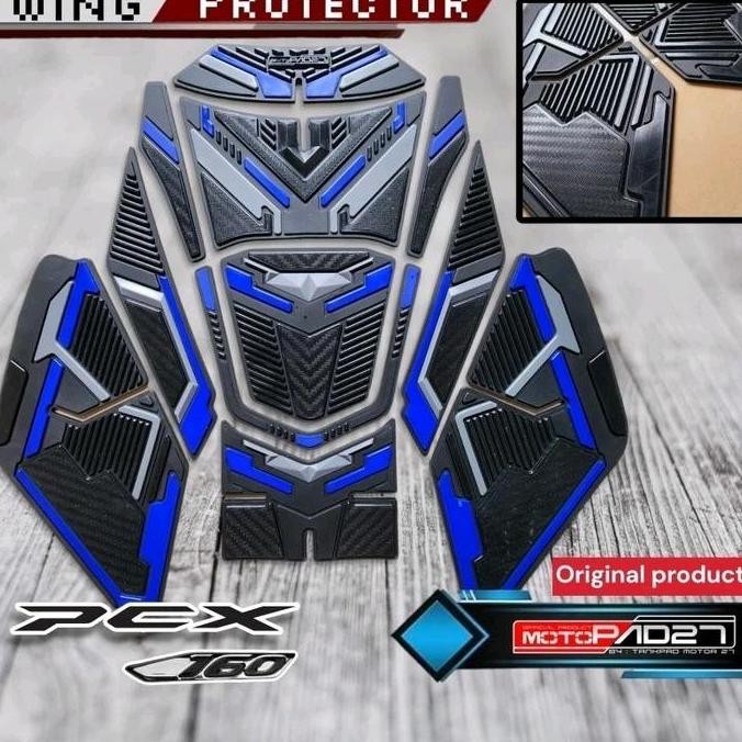 TANKPAD PCX 160 TANKPAD PCX 160 FULL SET 2023 DECKPAD HONDA PCX 160 2021-2022 - HITAM