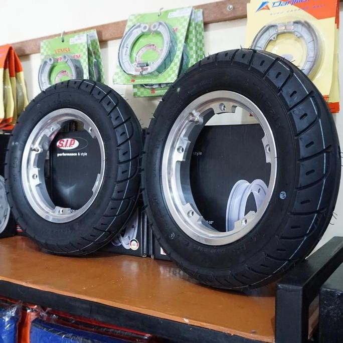 >*>*>*>*] Paket Velg Tubeless GS dan Ban Mizzle M09 Ring 10 Vespa Px Excel Ps