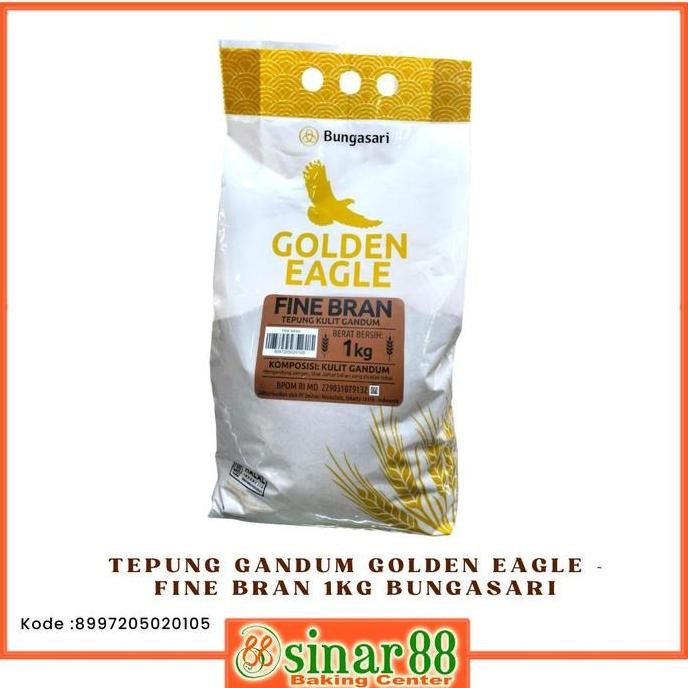 

:::::::] TEPUNG GANDUM GOLDEN EAGLE - FINE BRAN 1KG BUNGASARI
