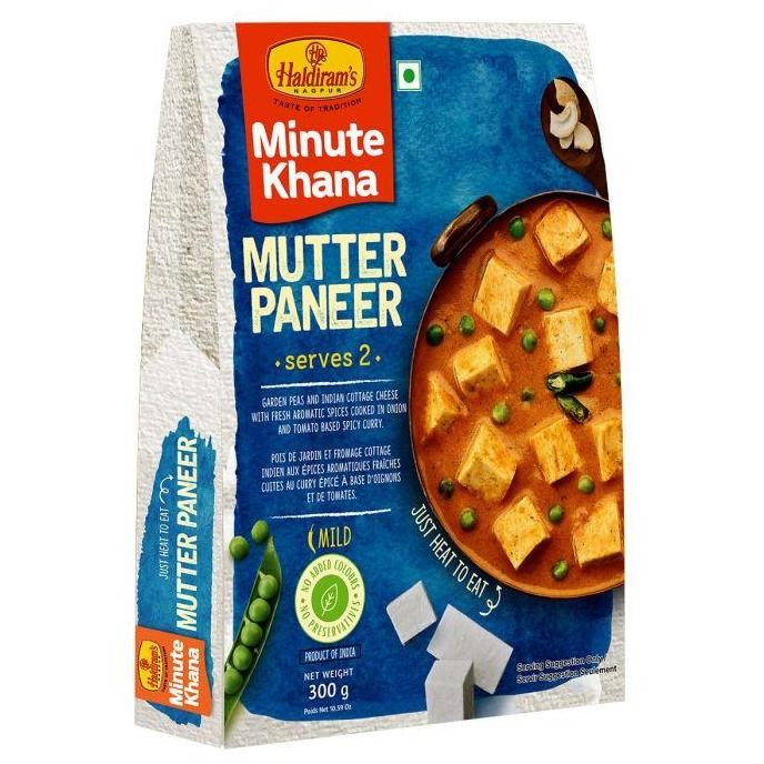 

best produk] HALDIRAM YUMKEENZ MUTTER PANEER 300 GM RTE