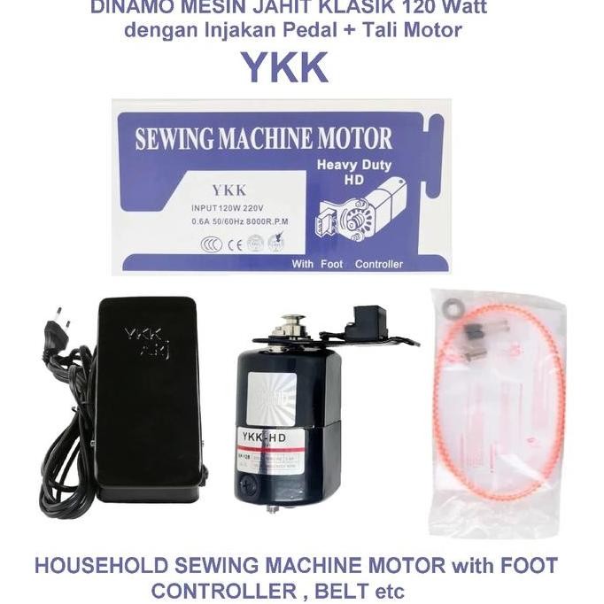 

}}}}}}] Original Termurah | Dinamo Mesin Jahit Klasik Merek YKK Heavy Duty Kualitas Bagus