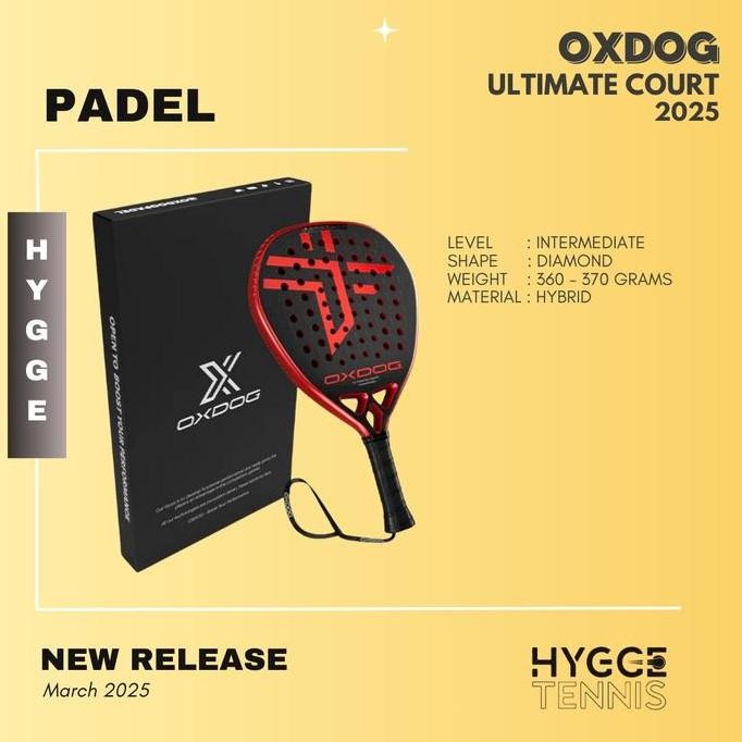 OXDOG ULTIMATE COURT (2025) - RAKET PADEL ORIGINAL DAN TERPERCAYA