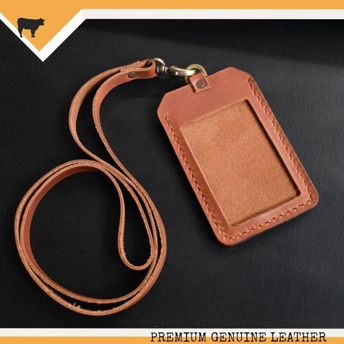 

Id Card Name Tag Kulit Asli | Gantungan Name Tag Leather Goods Handmade Original