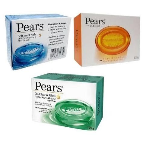 

] SOAP PEARS OIL CLEAR & GLOW LEMON FLOWER 75 GR