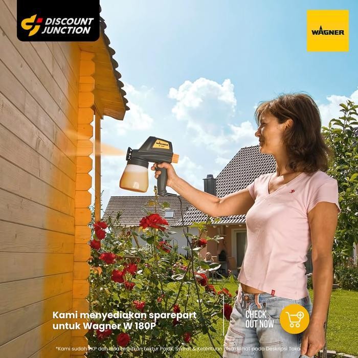 Spray Gun Nastar Chocolate Wagner W180P Germany New Ready Grosir Original Dan Terpercaya