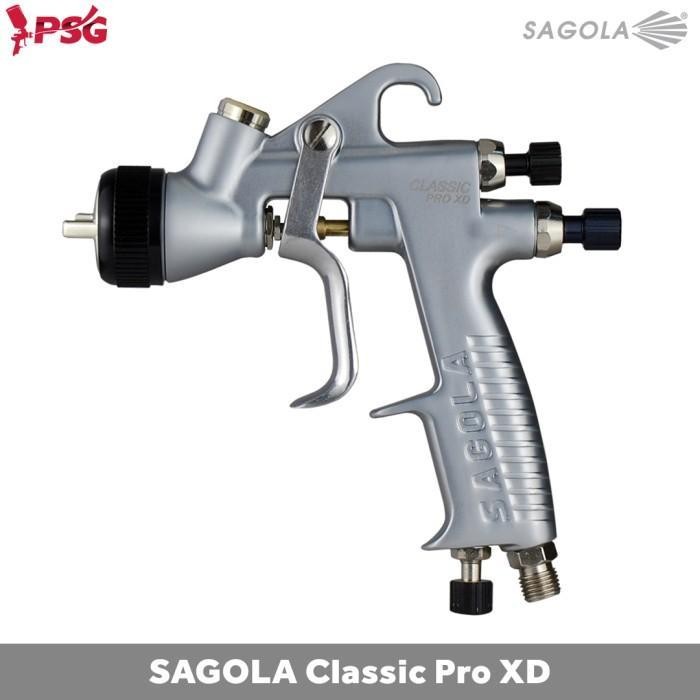 Sagola Classic Pro Xd Spraygun (Gun+Cup) - Epa Aircap Original Dan Terpercaya