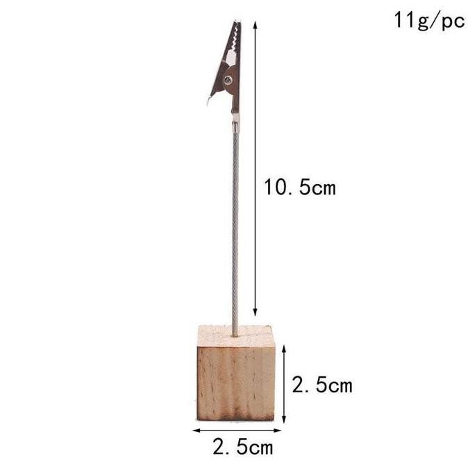 

Price Tag Kayu 10Pcs | Tatakan Holder Foto & Kartu Nama Estetik Original