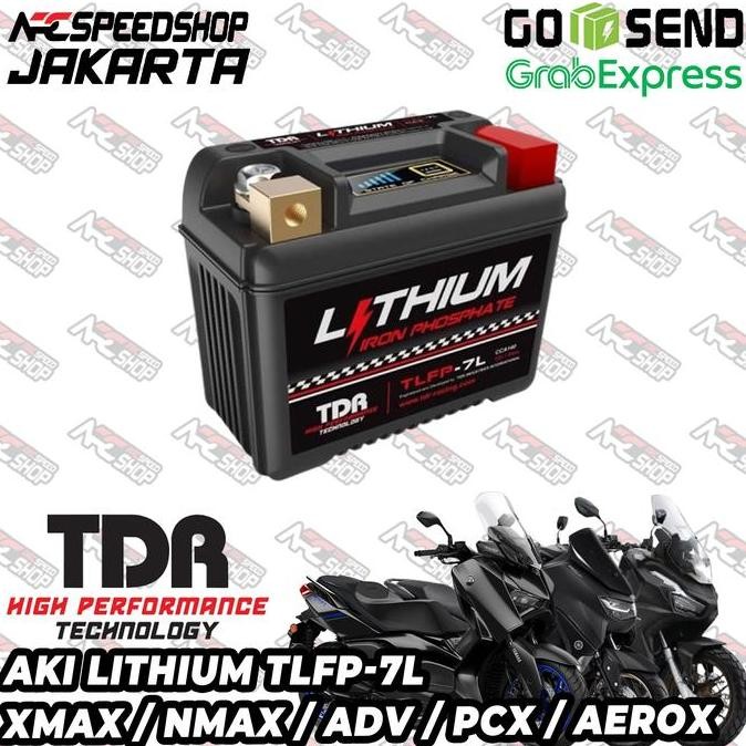 AKI ACCU MOTOR LITHIUM TDR TLFP7L TLFP-7L ADV CBR 250 RR CBR 250RR R25 MT25 PCX 150 160 NEW VARIO 11