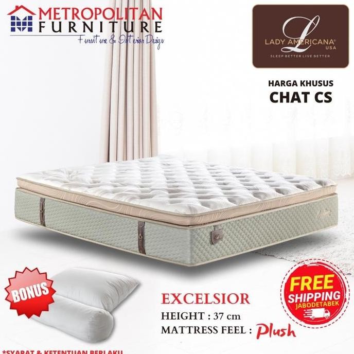Kasur Springbed LADY AMERICANA Excelsior Spring bed matras HT