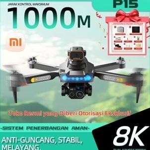 Terlaris XiaomiP15 Drone Kamera Jarak Jauh Fotografi Udara Profesional Murah Dual Camera Drone Premi