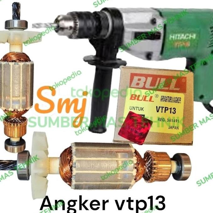 Murah (1) angker vtp13 armature bor tangan hitachi vtp13 rotor vtp13 bull sumbermte Diminati Banget