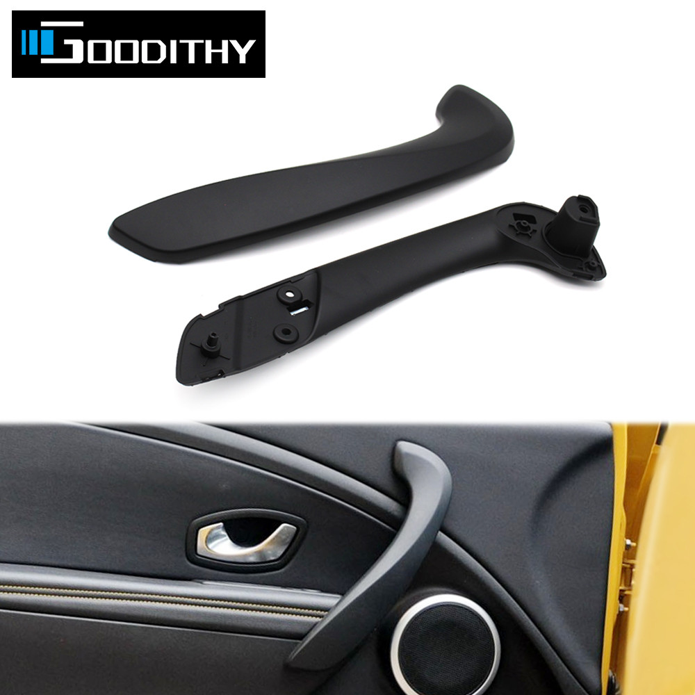 

Interior Mobil Depan Kiri Kanan Pintu Penutup Pegangan Dalam Untuk Renault Megane 3 MK3 Fluence 2008