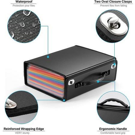 

SWG :Tas Dokumen 24 kantong Expanding File Folder Accordian File Organizer