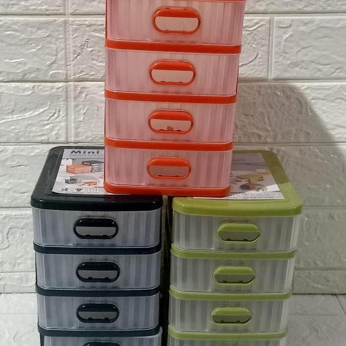 Ay Laci Plastik Mini Serbaguna Laci Obat Tempat Makeup