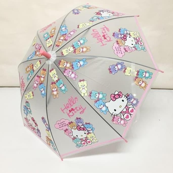 Payung Tongkat Anak Hello Kitty - 001Kt