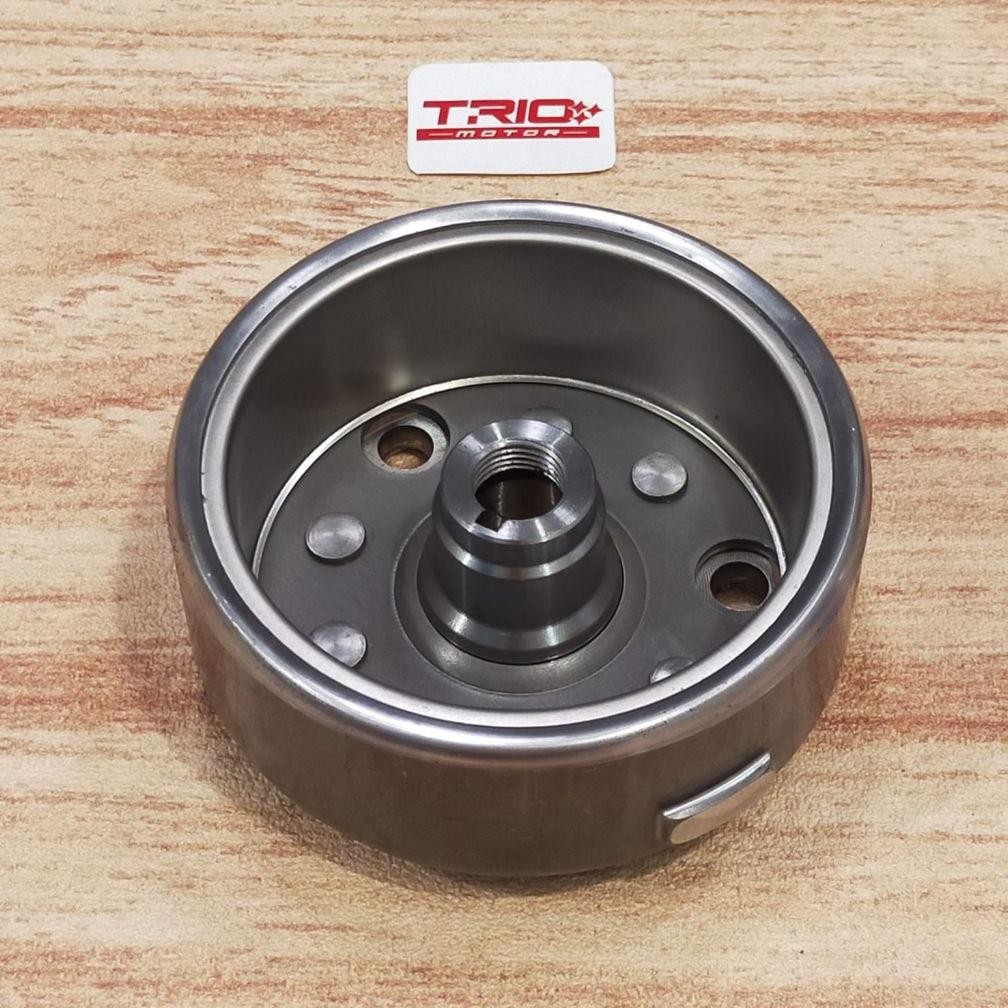 rumah magnet spul 12 pole 93mm viar radiator magnit fly wheel - sedia onderdil motor roda tiga viar 