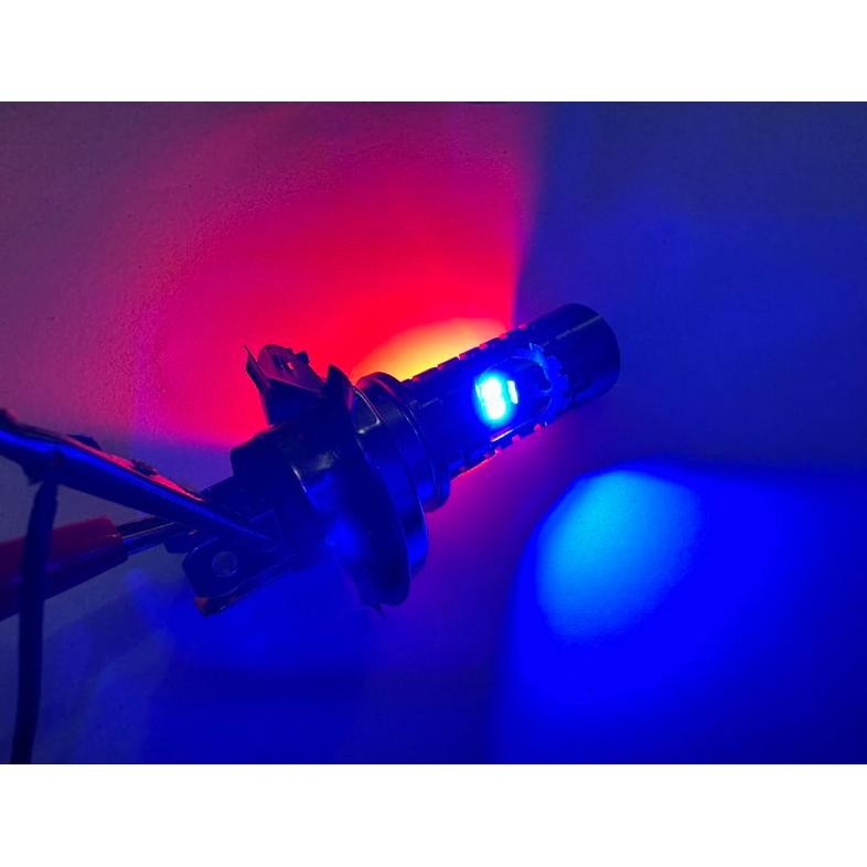 Tg-342 Cod Lampu Led Laser H4 Bholam Lampu Depan H4 Nyala White Yellow Lampu Motor H4 D3 Senja 2Warn