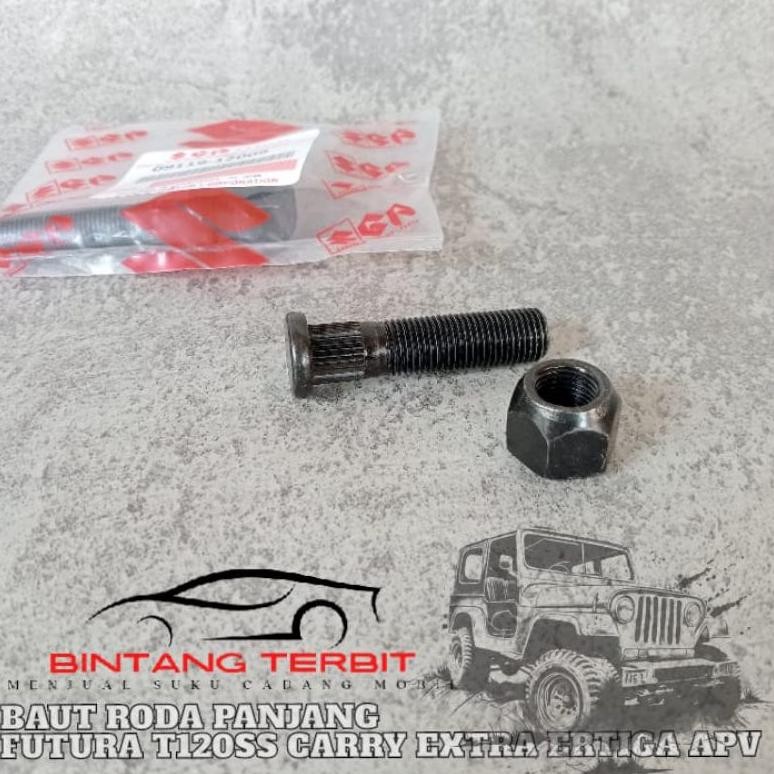 Best Seller Hub Bolt Long / Baut Roda Panjang Futura Carry St100 T120Ss