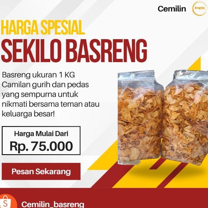 

Basreng Pedas Dan Daun Jeruk Ukuran 1 Kg