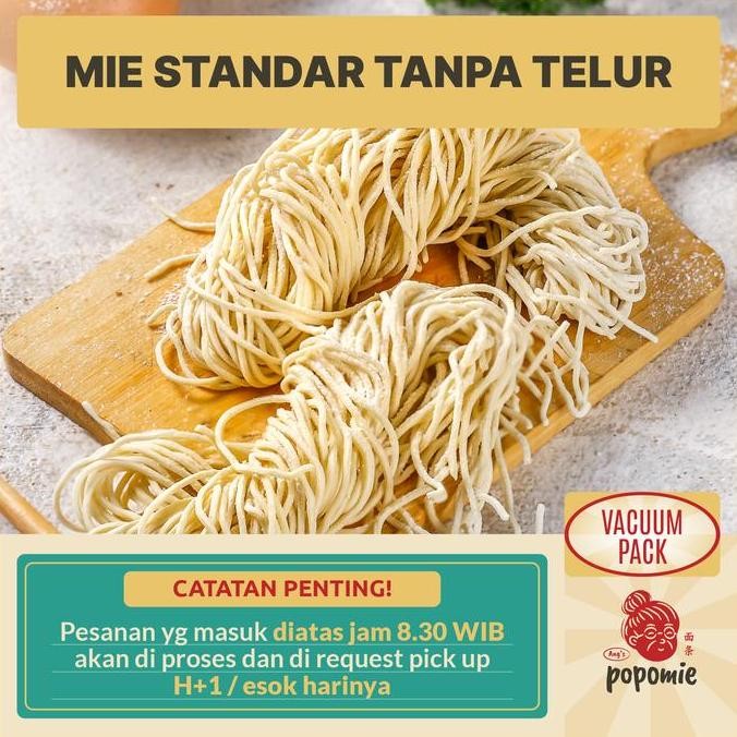 

Produk Baru!! Mie Mentah Vacuum Pack Vegan - Bakmi Tanpa Telur untuk Vegetarian